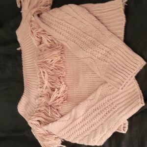 Cow neck off the shoulder sweater